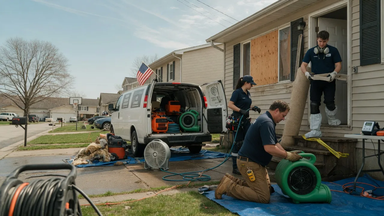 Water Damage Restoration in Miller City, IL near me